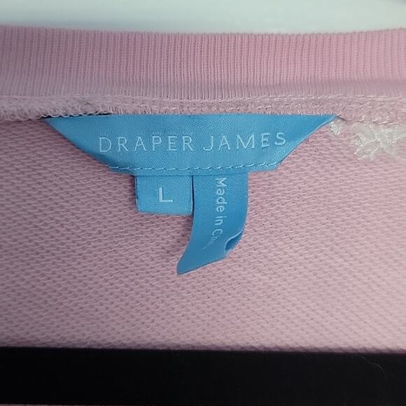 Draper James Pink V-Neck Sweatshirt - Picture 5 of 8